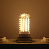 10 pçs e27 lâmpada led 220v milho lâmpada 24 36 48 56 69 72 leds smd 5730 ampola bombillas iluminação lustre vela luz led