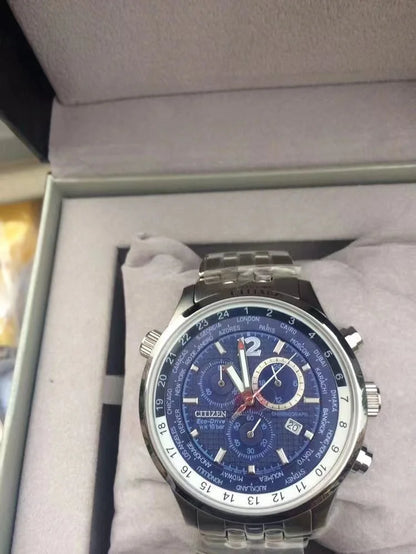 Citizen Solar Power - Reloj deportivo para hombre, resistente al agua, digital, de lujo, electrónico, de pulsera, Masculino