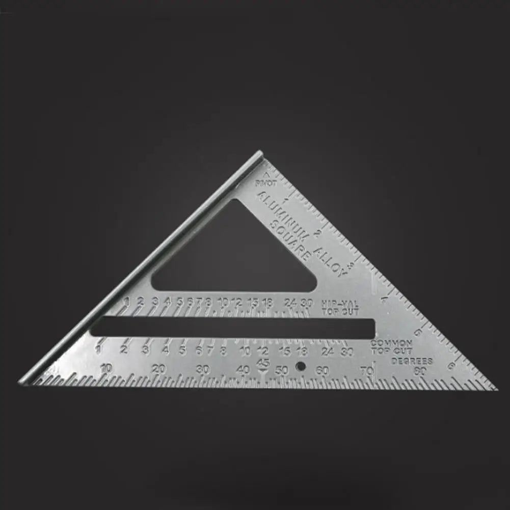 Thickening Angle Rule Aluminum Alloy Carpenter Measurement Square Ruler Layout Tool Measurement Tool Triangle Rule 90 Degree