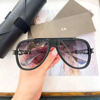 Original Factory For DIYTA DT GRAND-DECADE DTS460-A With Brand Box Popular Luxury Design Alloy Frame Oval Men Women Sunglasses
