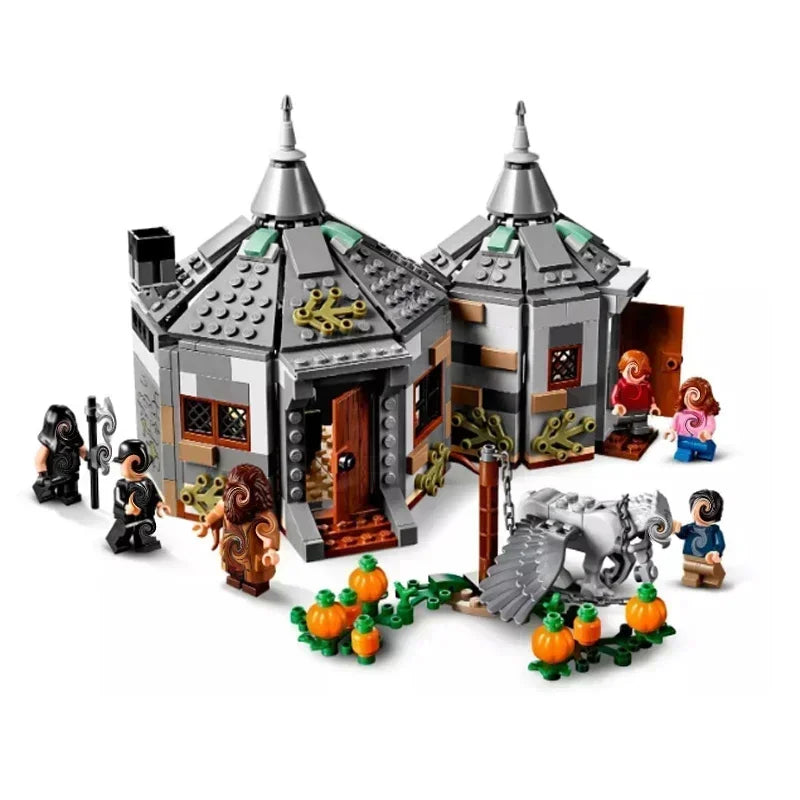 Hospital Wing Anime Book Train Building Block Magic Book Knight Bus Quidditch 12 Grimmauld Place Brick Toys for Gifts