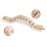 Wooden Train Track Toys Railway Rails Accessories Fit Thomas Train Road Connector Bridge Wood Railway Children Boy Christmas Gift