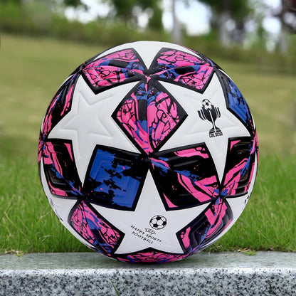 Professional Soccer Ball Size 5 Official Match Ball Seamless Bonded PU Soft Size 4 Football Excellent Grip and Elasticity