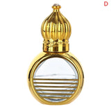 Mini Glass Roll on Bottle Hot Stamped Silver Rollerbal Essential Oil Container Blending Perfume Bottle Empty Essential OilBottle