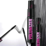 1PC 2in1 Black Double Purpose Mascara Waterproof Lengthen Lash Extension Sweatproof Curling Brushes Eye Fiber Mascara Eyelashes