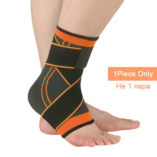 Ankle Protector Sports Gym Accessories Men Women Sports Wrap Compression Basketball Ankle Support Running Knitted Ankle Brace