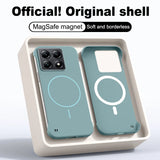 Frameless Ultra Thin Magnetic Case For Xiaomi 14T Pro Magsafe Hard PC Matte Shockproof Cover For MI14T 14TPro Shell Bumper
