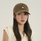 Stylish Bear Embroidered Baseball Cap Sun Protective Breathable Adjustable Ideal Casual Hat Men Women Unisex Baseball Cap
