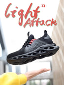 Men Safety Footwear Indestructible Shoes Sneakers Steel Toe Protective Boots Anti-smash Anti-puncture Work Safety Anti-slip Shoe