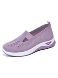 Women's Solid Color Breathable Sneakers, Soft Sole Shoes, Lightweight Shoes, Mesh Casual Shoes 