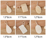 Natural Loofah Bath Scrub Sheet Scrubbing Sheet Bath Towel Body Scrubbing Exfoliation Soft Loofah Bath Brush Bathroom Supplies