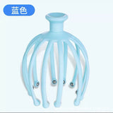 Extractor de pulpo para cuero cabelludo, masajeador de cabeza, rascador de pulpo, extractor de alma para cabello sano 