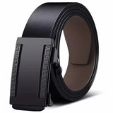Cinturones de marca famosa para hombre, cinturones de cuero genuino de lujo de calidad, correa de metal con hebilla automática.