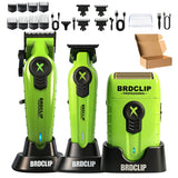 BRDCLIP New White Professional FA1C-T-609 Barber Hair Clipper Set Men's 10000RPM Electric Shaver Hair Trimmer Barbershop Tools