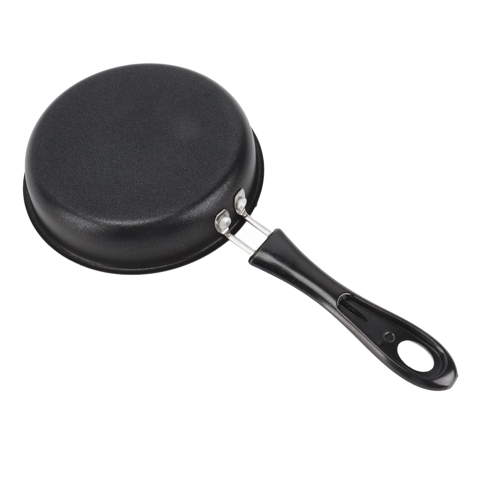 1PC 12-20cm Mini Frying Pan Non-Stick Thickened Stainless Steel Frypan Pot Fried Eggs Saucepan Gas/Induction Kitchen Cookware 
﻿