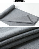 Designer Brand Plaid Men's Cashmere Scarf Winter Warm Scarves Shawls Casual Business Long Wraps Pashmina Christmas Gift for Man