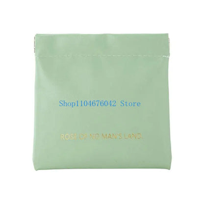 652F Automatic Closure Cosmetic Organizers PU Leather Travel Portable Storage