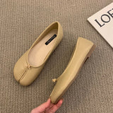 Women Flats Tabi Ninja Shoes Woman Ladies Microfiber Leather Comfy  Flats Split Toe Slippers Soft Bottom Loafers Solid Brief La