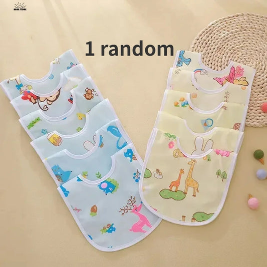 Baberos de terciopelo de cristal en forma de U, impermeables, para bebés de 0 a 3 años, para eructar, 1 unidad 