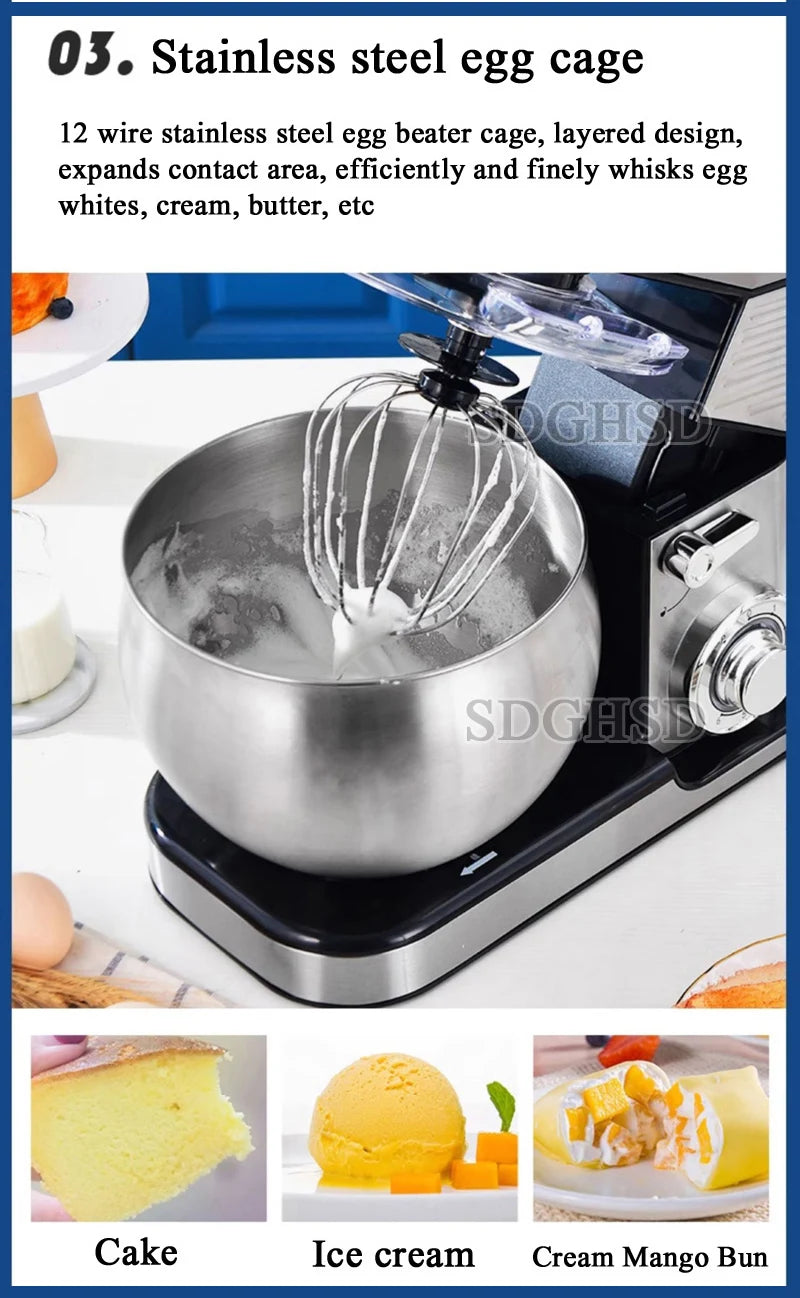 Culinary Robots Candy Home Food Processing Electric Meat Grinder Mixer Kitchen Mixers Appliances Blender the Dough Machine