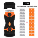 Rodo de óculos limpo raspador ferramenta janela limpeza carro envoltório vidro cerâmica cola degelo cozinha janela do agregado familiar gelo