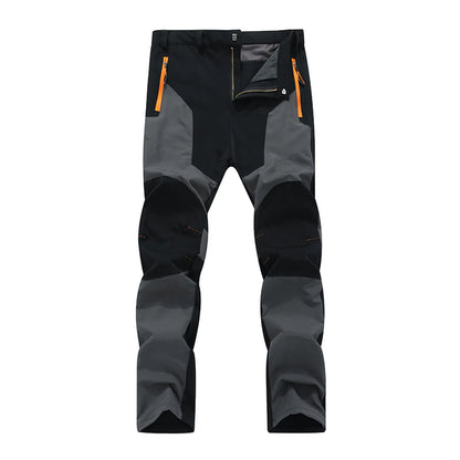 Pantalones de senderismo casuales para las 4 estaciones, pantalones de pesca abrigados para hombres, pantalones tácticos impermeables para deportes al aire libre, pantalones de trekking de montaña