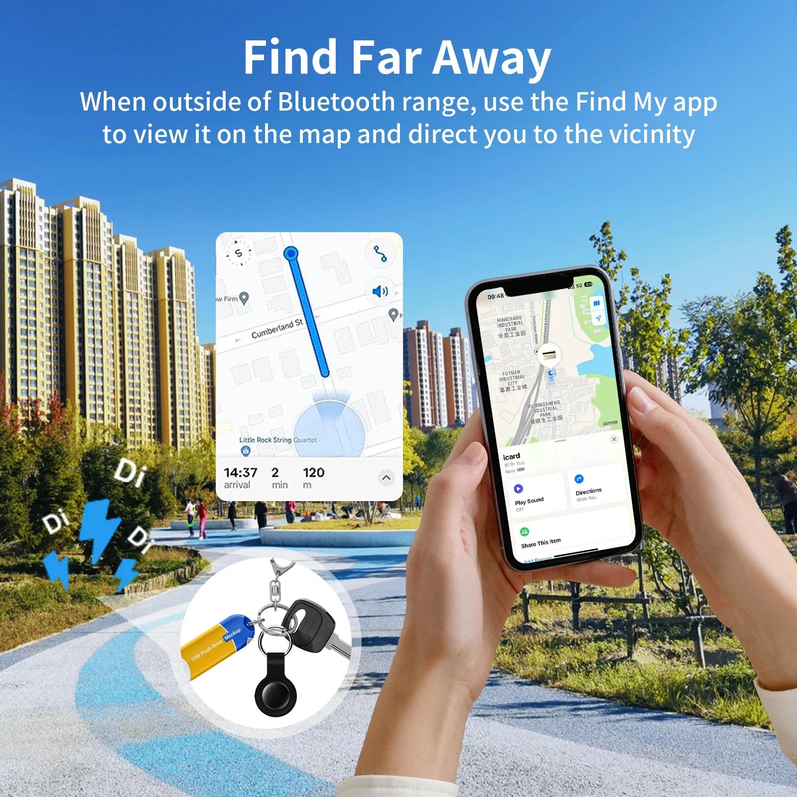 GPSAnti-lose Tracker Positioning Far Away Finder for Apple Find My  Voice Locate Suitcase Keys Bag Toys Smart Tag for IOS iPhone