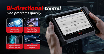 Diagnostic Tools Autel MK808S Car diagnosis Bi-Directional Control Automotive scanner IMMO Key Coding PK MX808S MK808BT PRO