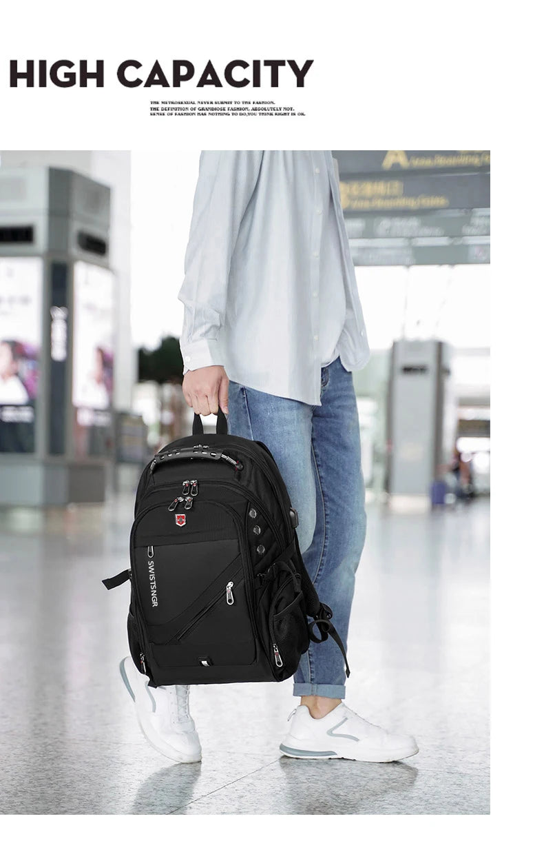 Mochila impermeable para portátil de 17/20 pulgadas 2025, mochila de viaje para hombre y mujer, mochila Oxford, mochila escolar moderna para hombre