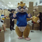New MINISO Disney Alvin And The Chipmunks Tamias Mascot Costume Advertising ceremony Fancy Dress Party Animal carnival perform