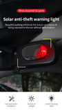 Car Fake Security Light Solar Powered Simulated Dummy Alarm Wireless Warning Anti-Theft Caution Lamp LED Blue/Red Flashing Light