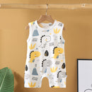 New 2025 Soft and Lightweight Cotton Baby Crawling Clothes for Boys Girls Aged 1-20 Months Children Romper Kids Homewear