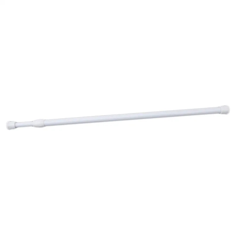 1Pc New Retail Adjustable Spring Loaded Bathroom Shower Curtain Rod Tension Extendable Telescopic Poles Rail Hanger