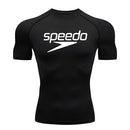 Compressão correndo camiseta masculina topos spee impressão t camisas masculinas de secagem rápida ginásio roupas esportivas mma rashguard camisa t para o sexo masculino
