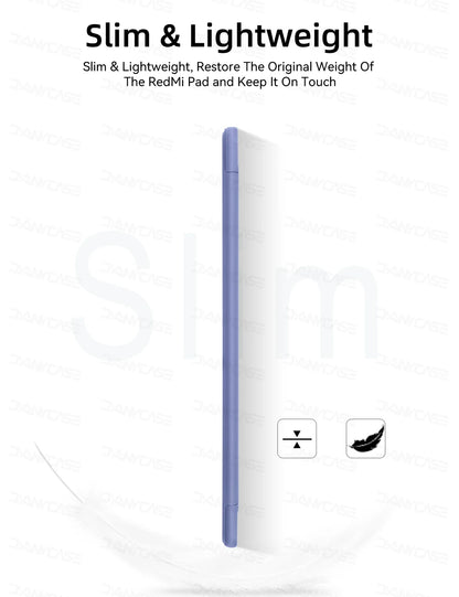 For Xiaomi Redmi Pad Pro 12.1" 2024 Case Flip Stand PU Protective Cover for RedMi Pad SE 11in 2023 Tablet Accessories