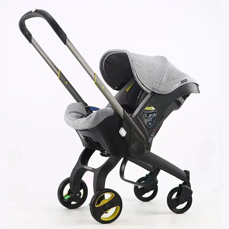 Cochecito de bebé compacto 4 en 1, asiento de coche, cochecito ligero 3 en 1, sistema de viaje todo en uno para recién nacidos, cochecito Doona