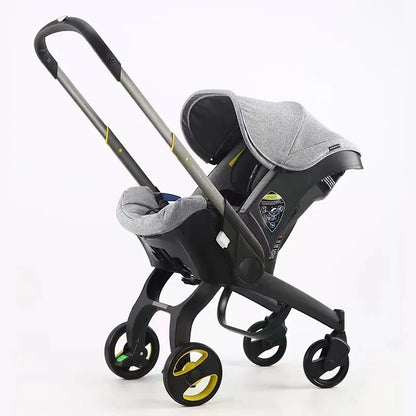 Compact Baby Stroller 4 in 1 Car Seat Lightweight Stroller 3 in 1 Pushchair All in One Travel System for Newborns Pram Doona