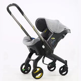Cochecito de bebé compacto 4 en 1, asiento de coche, cochecito ligero 3 en 1, sistema de viaje todo en uno para recién nacidos, cochecito Doona