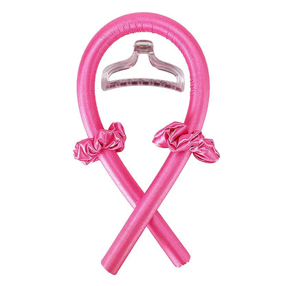 Heatless Curling Rod Headband, Sem Calor, Cachos De Seda, Fita De Cabelo Rolos, Dormir, Soft Headband, Acessórios De Cabelo Preguiçoso