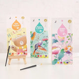 20 Sheets Portable Children Watercolor Painting Book Paint with Water Kids Gouache Graffiti Picture Coloring Drawing Toys Gifts