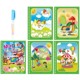 Drawing Coloring Books for Kids Magic Water Book with Pen 2 To 4 Years Old Children Learning  Education Toy Baby Montessori Toys