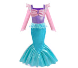Children's Mermaid Cosplay Costume Girls' Role Play Costume Carnival Halloween Birthday Party Costume Summer Princess Dress