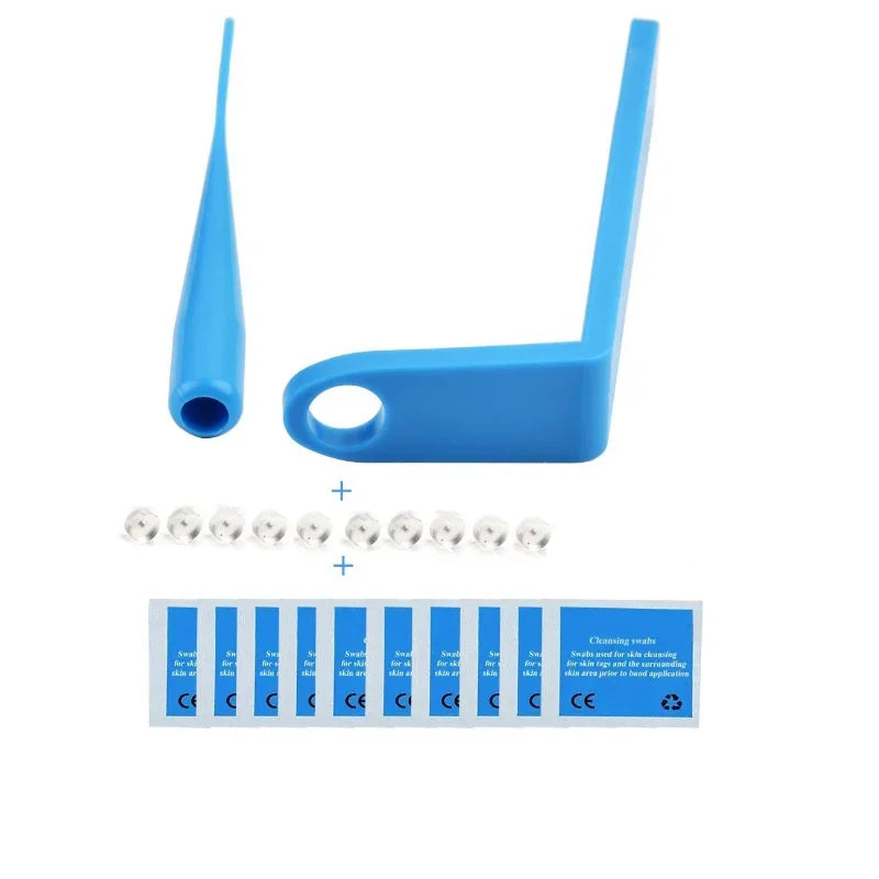 Skin Tag Removal Kit Skin Mole Wart Remover Micro Band Skin Tag Removal Kit Treatment Tools Set With Cleansing Swabs