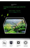 Acrylic Ultra White Fish & Aquatic Pets Tank Open Aquarium Light Table Top Small Rectangular Water Plant Turtle Tank Customized