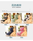 Plaid Super Thick Warm Blankets for Winter Autumn Milk Fleece Thicken Warmth Sleeping Blanket Soft Fluffy Comforter Quilt Duvet