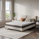 Vesgantti Foam Mattress, White, 16/18/26cm Thickness, Gel Memory Foam Mattress, Zoned Support Keeps You Well Aligned