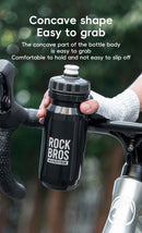 ROCKBROS Cycling Water Bottle 600ml Lightweight Bottle With Dust Cover Gym Water Kettle Drink Outdoor Sports Bike Accessories