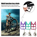 Llavero Personal de Defensa, herramienta de seguridad táctica para exteriores, nailon negro, protección de taladro Stinger, para hombres y mujeres