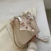 New Fashion Women's Shoulder Bag Large Capacity Ribbon Chain Bucket Bag Crossbody Bag for Daily Commuting