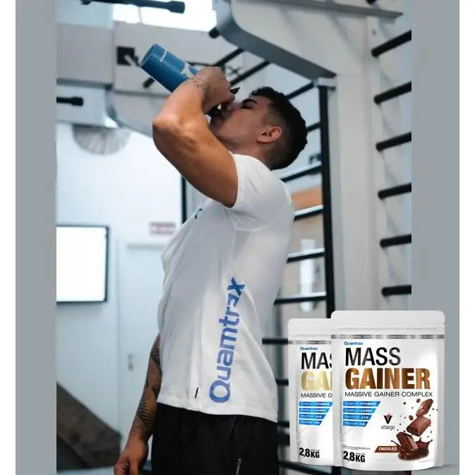 Mass gainer 2.8kg quamtrax |   Weight gainer with protein cfm ™   And vitargo ®   For maximum volume |    Various flavors